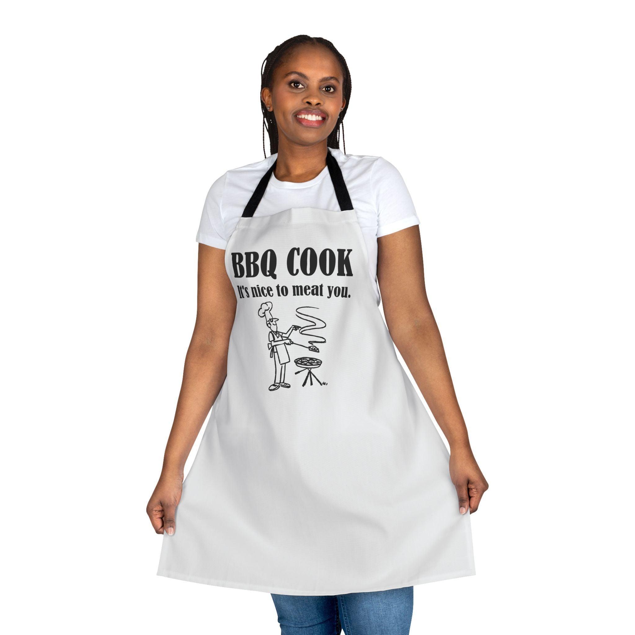 BBQ Cook It's nice to meat you - Cooking Apron - Witty Twisters Fashions