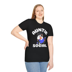 Auntie Social - Softstyle T-Shirt - Witty Twisters Fashions