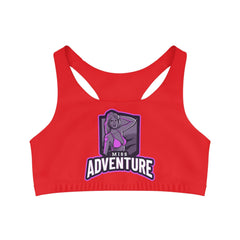 Miss Adventure - Seamless Sports Bra - Witty Twisters Fashions