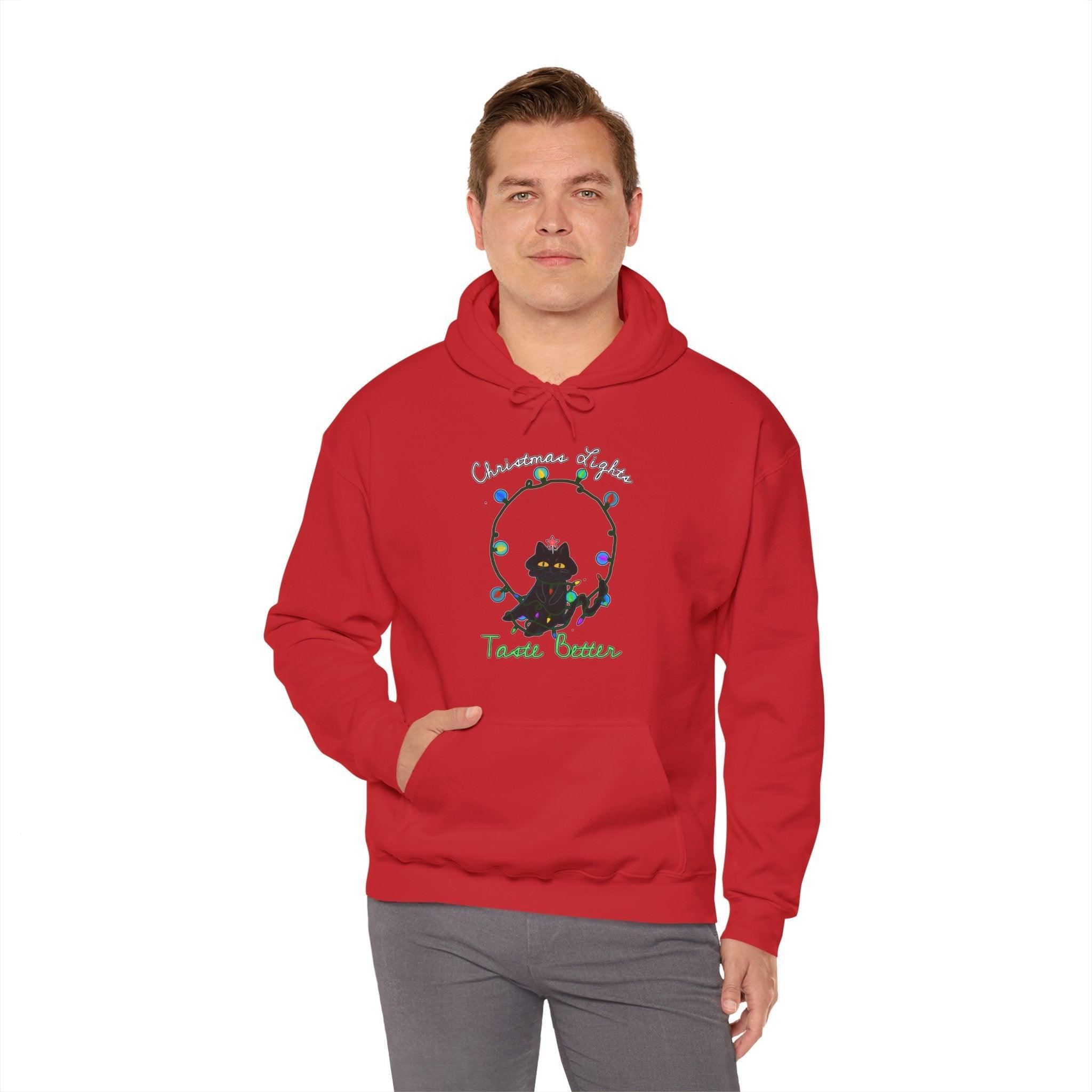 Christmas Lights Taste Better - Hoodie - Witty Twisters Fashions