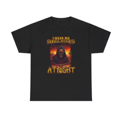 I wear my sunglasses at night - T-Shirt - Witty Twisters Fashions