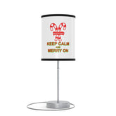 Keep Calm and Merry On - Lamp on a Stand - Witty Twisters Fashions