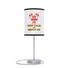Keep Calm and Merry On - Lamp on a Stand - Witty Twisters Fashions