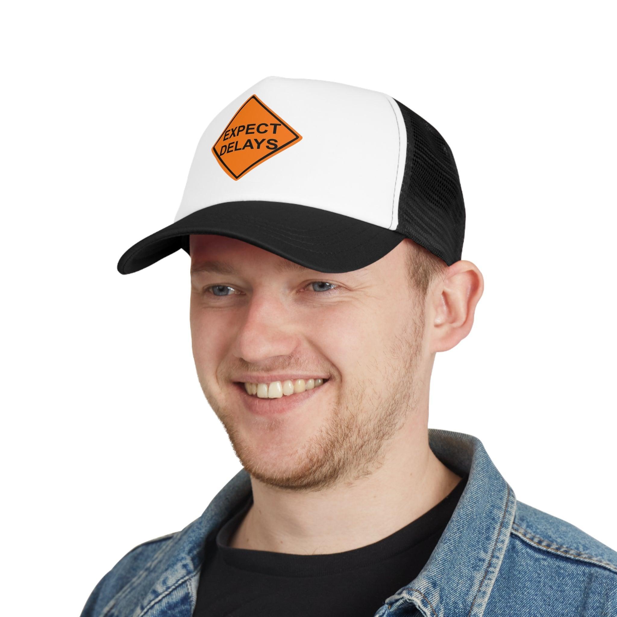 Expect Delays - Mesh Trucker Hat - Witty Twisters Fashions