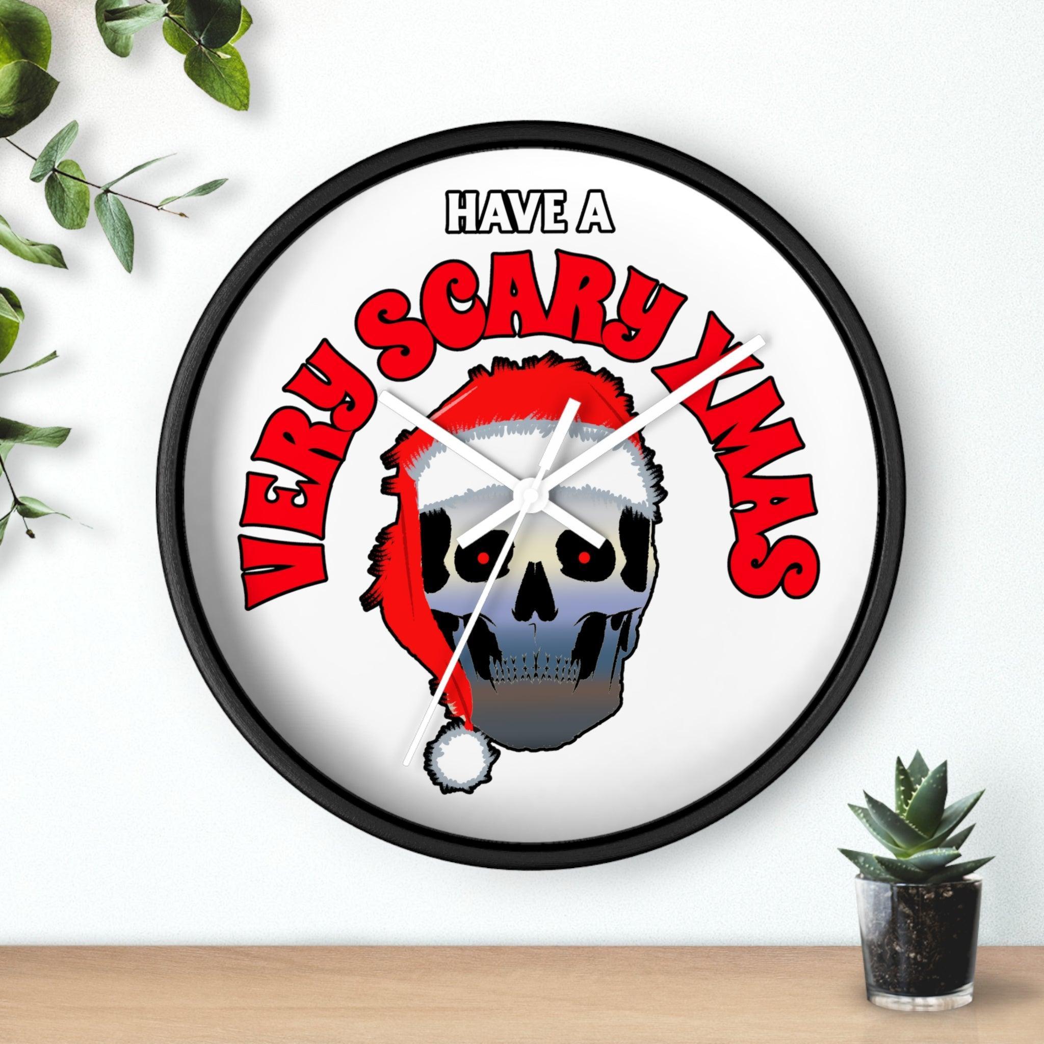 Have A Very Scary Xmas - Wall Clock - Witty Twisters Fashions