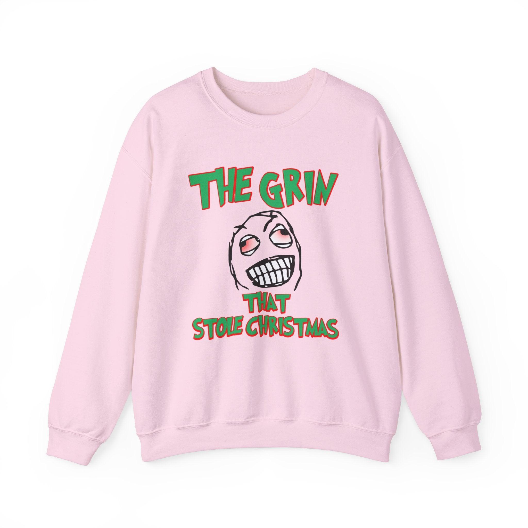 The Grin That Stole Christmas - Sweatshirt - Witty Twisters Fashions