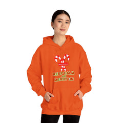 Keep Calm and Merry On - Hoodie - Witty Twisters Fashions