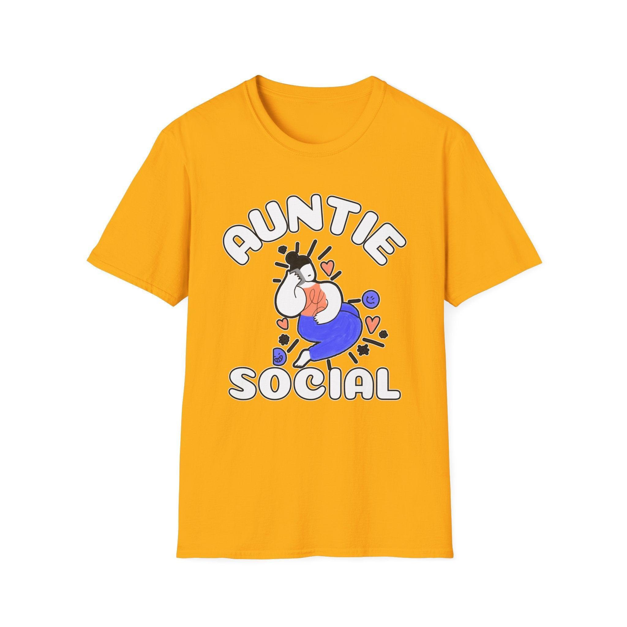 Auntie Social - Softstyle T-Shirt - Witty Twisters Fashions