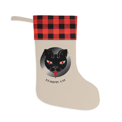 Krampus Cat - Christmas Stocking - Witty Twisters Fashions