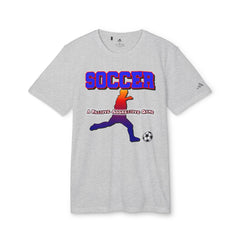 Soccer A Passive Aggressive Game - adidas® Unisex Sport T-shirt - Witty Twisters Fashions