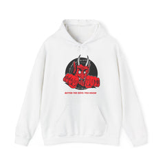 Better the devil you know Xmas time - Hoodie - Witty Twisters Fashions