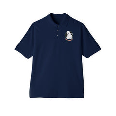 Merry MF Christmas - Men's Piqué Polo Shirt - Witty Twisters Fashions