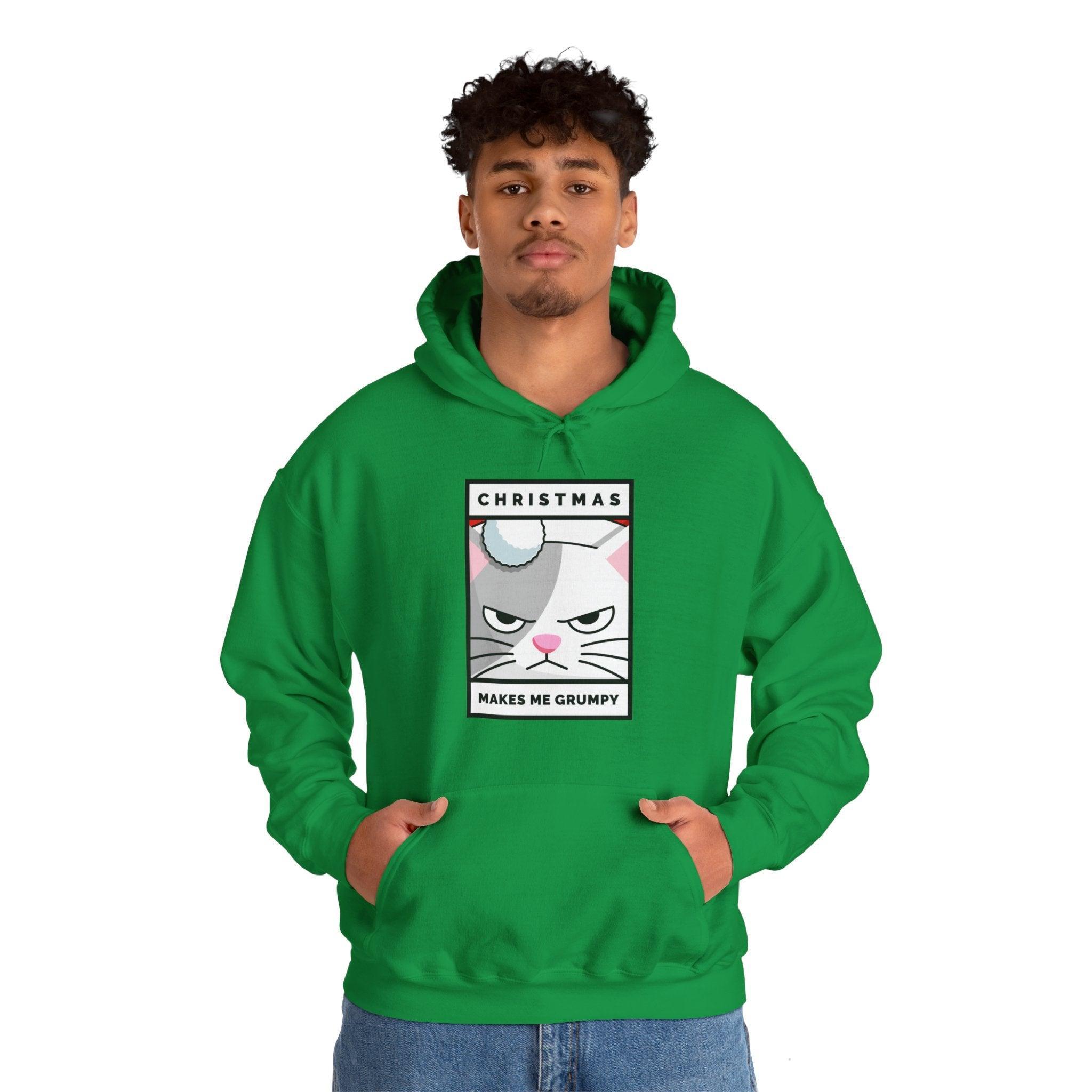 Christmas Makes Me Grumpy - Hoodie - Witty Twisters Fashions