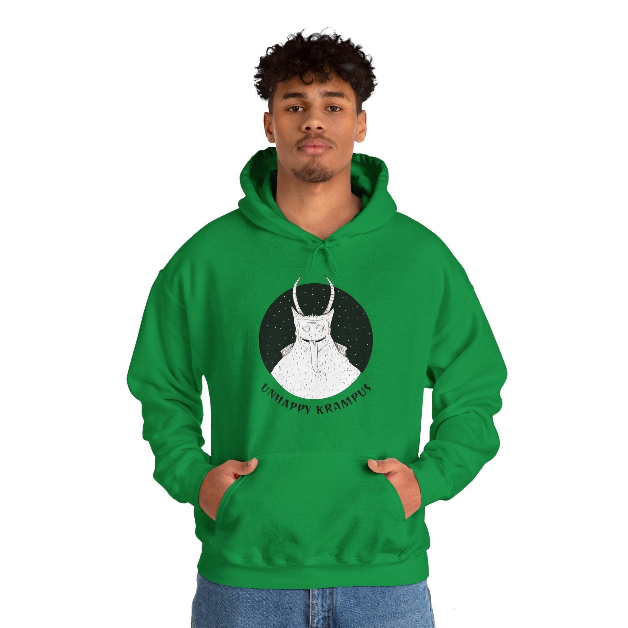 Unhappy Krampus - Hoodie - Witty Twisters Fashions
