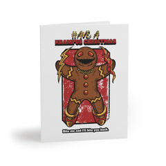 Have a Krampus Christmas Bite me and I'll bite you back. - Greeting Cards - Witty Twisters Fashions
