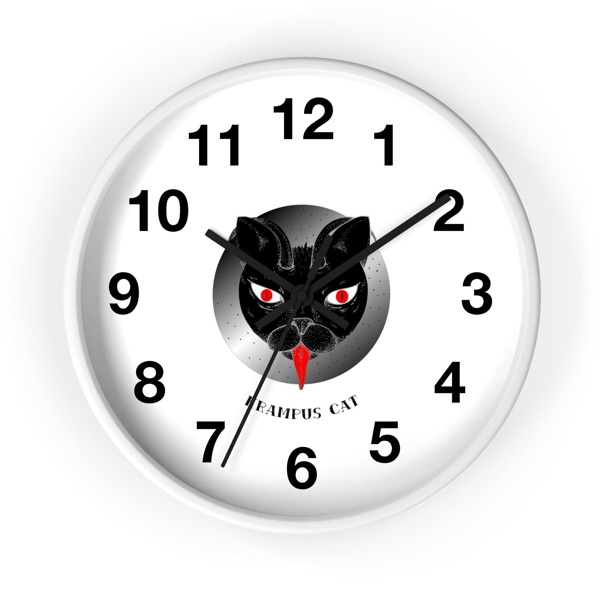 Krampus Cat - Wall Clock - Witty Twisters Fashions