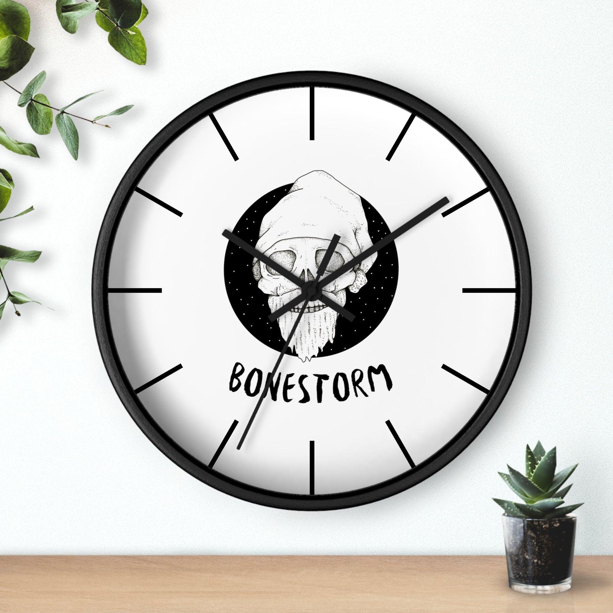 Bonestorm - Wall Clock - Witty Twisters Fashions