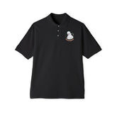 Merry MF Christmas - Men's Piqué Polo Shirt - Witty Twisters Fashions