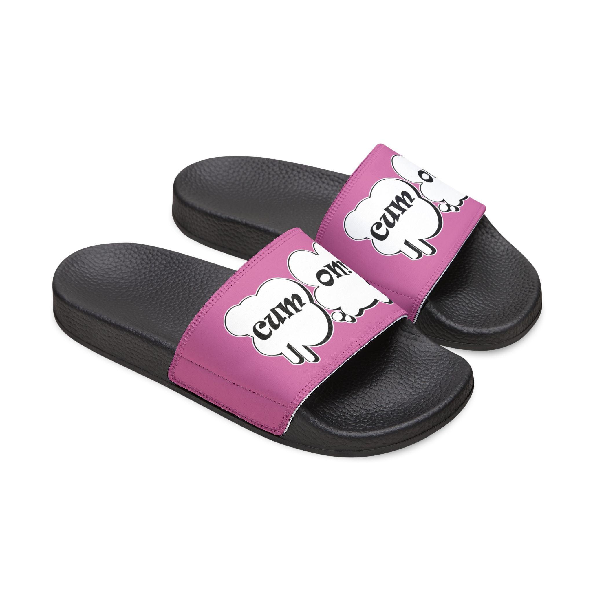 Cum On! - Women's Removable-Strap Sandals - Witty Twisters Fashions