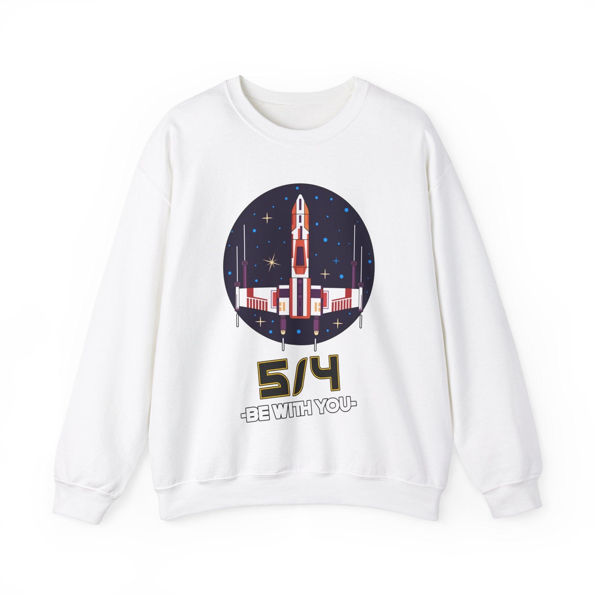 5/4 be with you - Star Wars Day - Sweatshirt - Witty Twisters Fashions