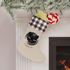 Krampus Cat - Christmas Stocking - Witty Twisters Fashions