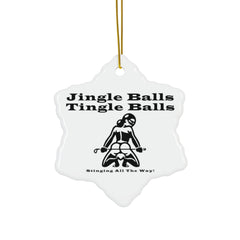 Jingle Balls ... Stinging All The Way - Ceramic Ornaments - Witty Twisters Fashions