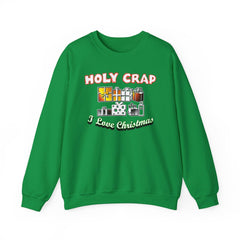 Holy Crap I Love Christmas - Sweatshirt - Witty Twisters Fashions