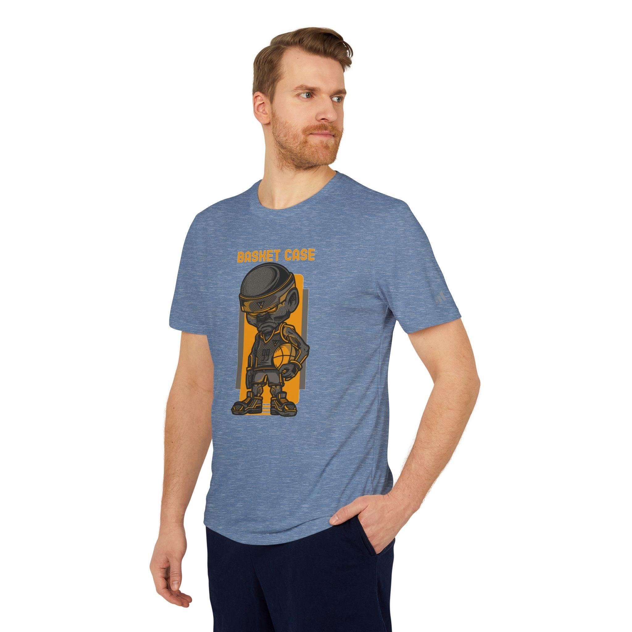 Basket Case - adidas® Unisex Sport T-shirt - Witty Twisters Fashions