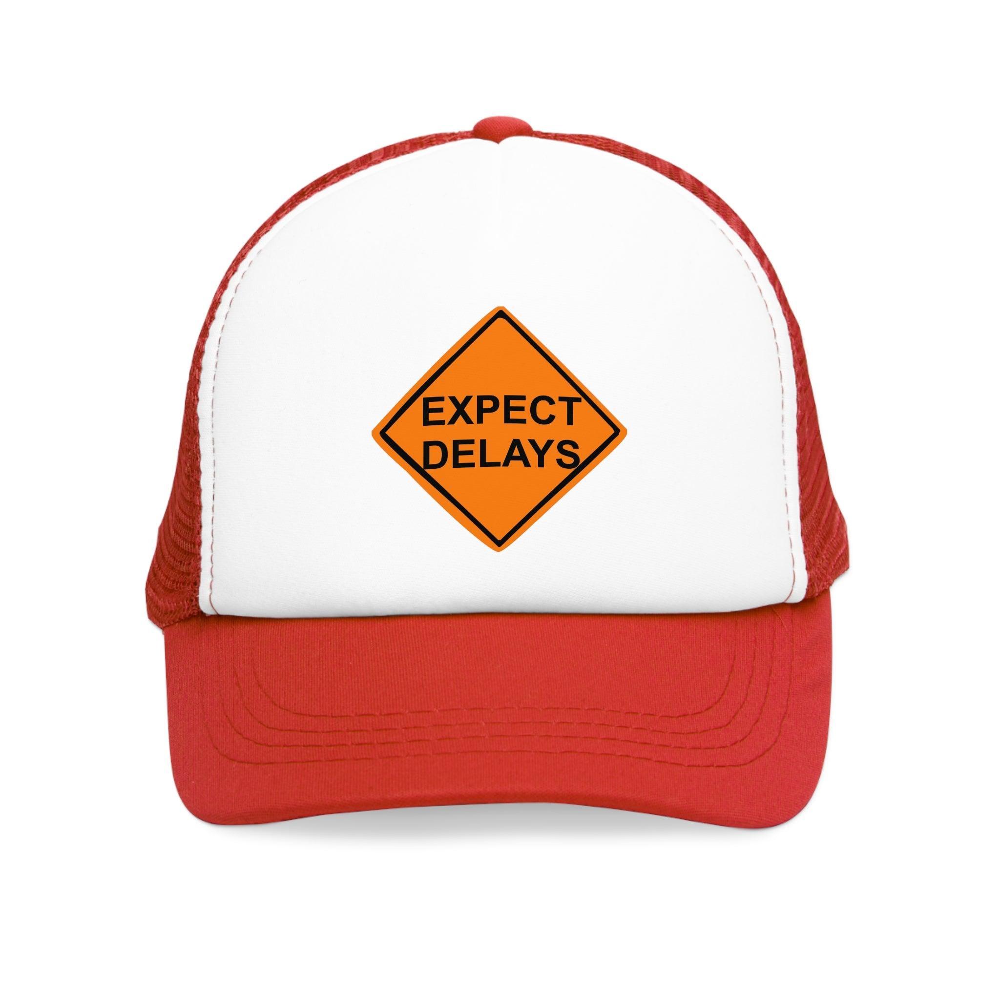 Expect Delays - Mesh Trucker Hat - Witty Twisters Fashions