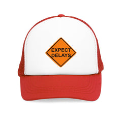 Expect Delays - Mesh Trucker Hat - Witty Twisters Fashions