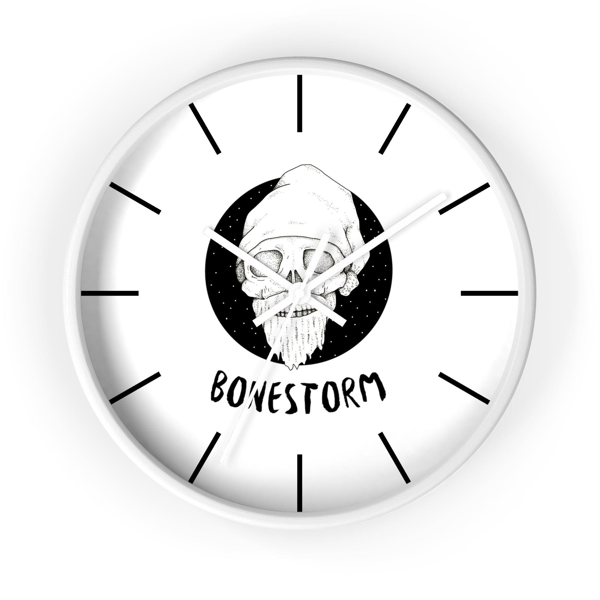 Bonestorm - Wall Clock - Witty Twisters Fashions