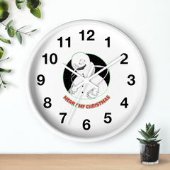 Merry MF Christmas - Wall Clock - Witty Twisters Fashions