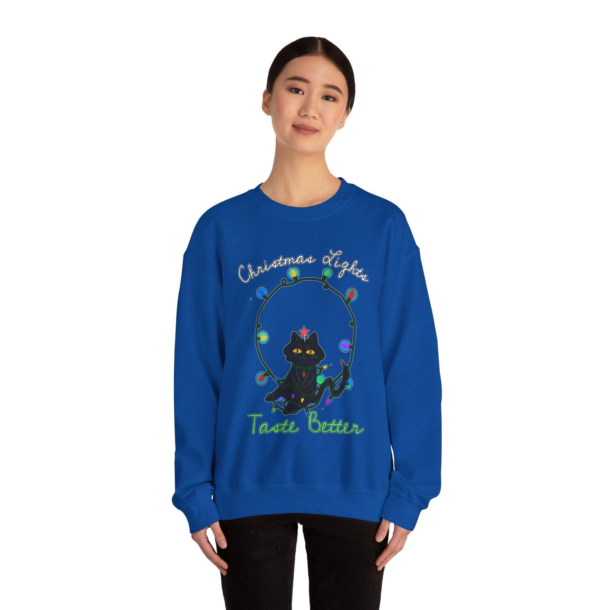 Christmas Lights Taste Better - Sweatshirt - Witty Twisters Fashions