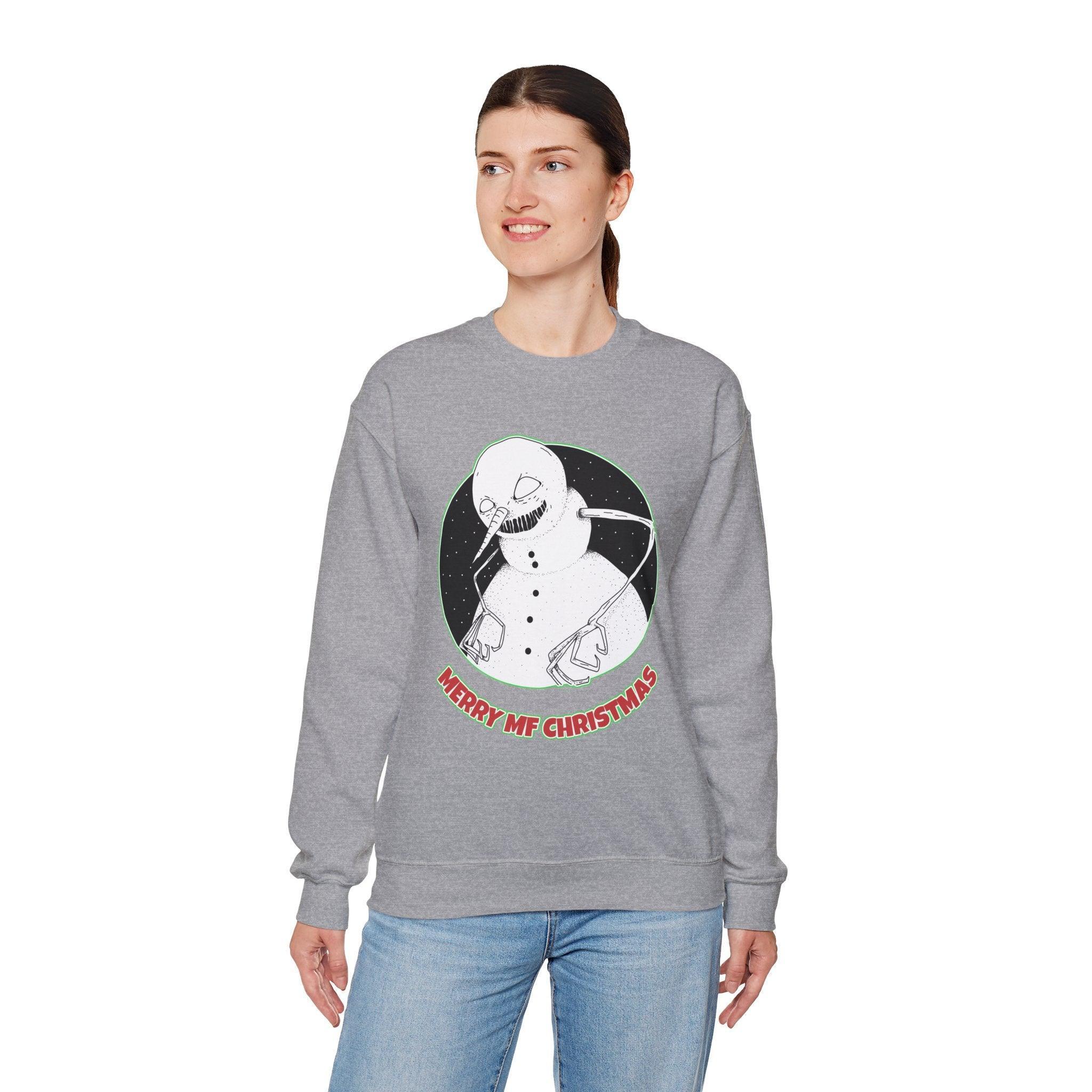 Merry MF Christmas - Sweatshirt - Witty Twisters Fashions