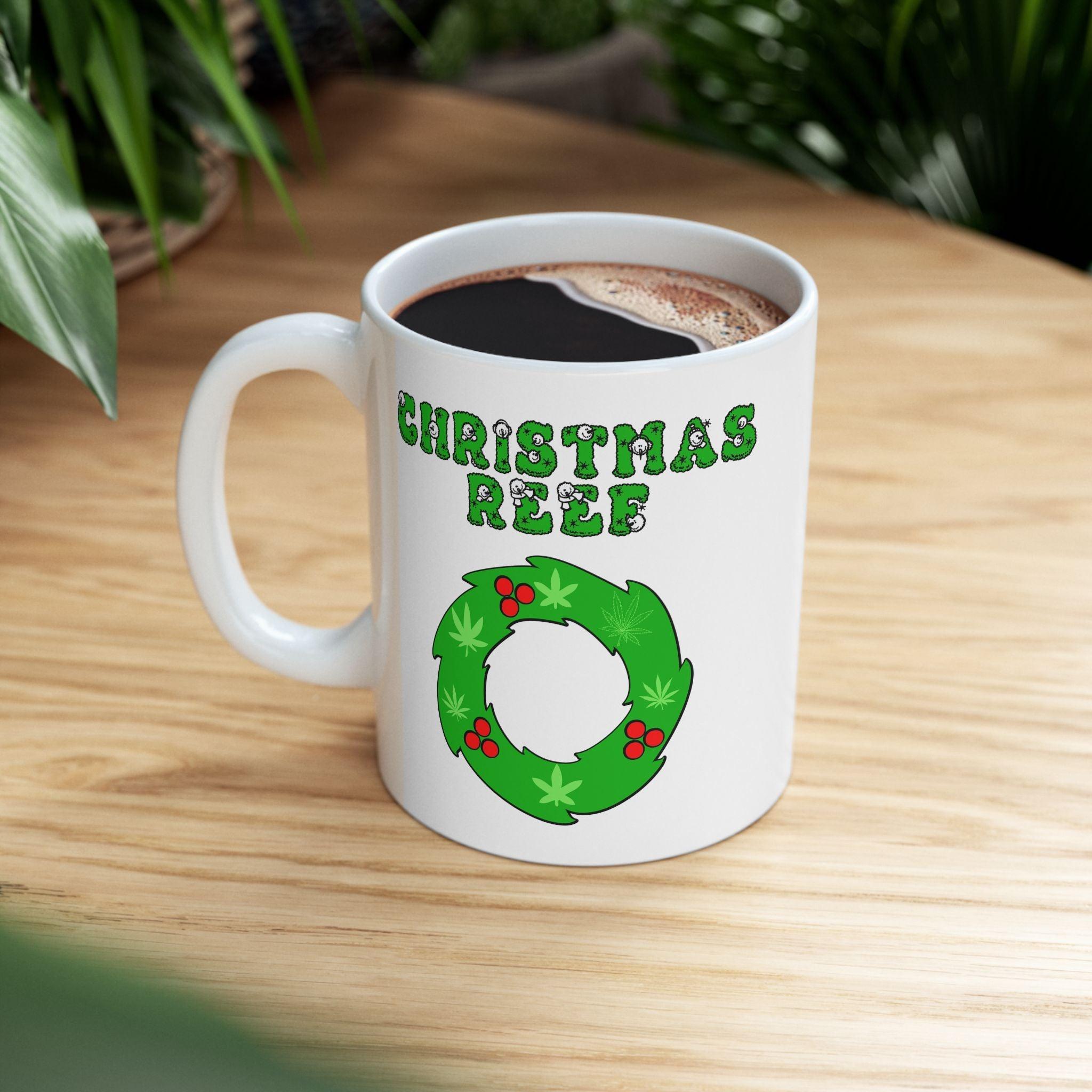 Christmas Reef - Ceramic Coffee Mug 11oz, 15oz - Witty Twisters Fashions