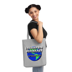 Cryosphere Shrinkage Is much worse than what happens to men - Woven Tote Bag - Witty Twisters Fashions