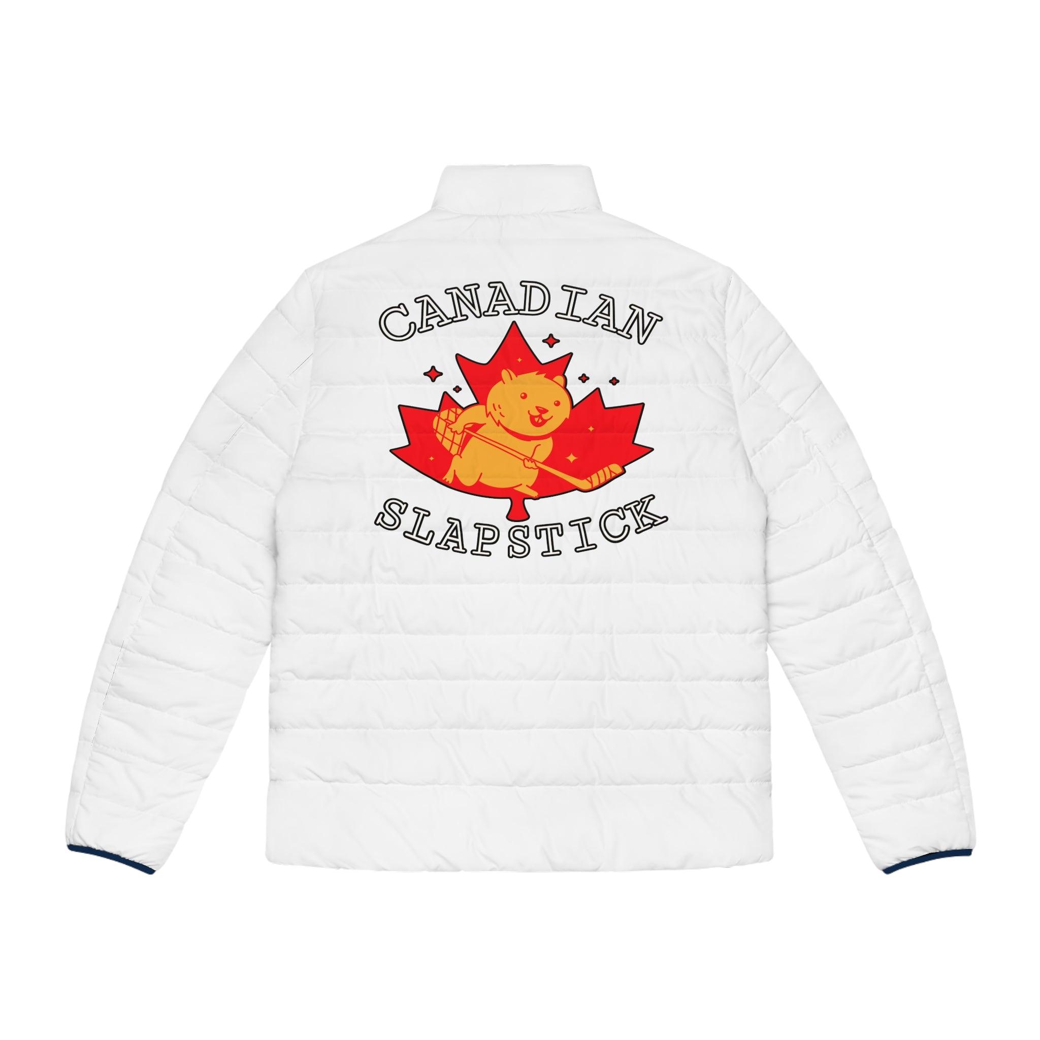 Canadian Slapstick - Men's Puffer Jacket - Witty Twisters Fashions