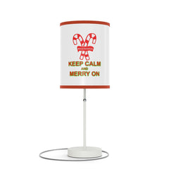 Keep Calm and Merry On - Lamp on a Stand - Witty Twisters Fashions