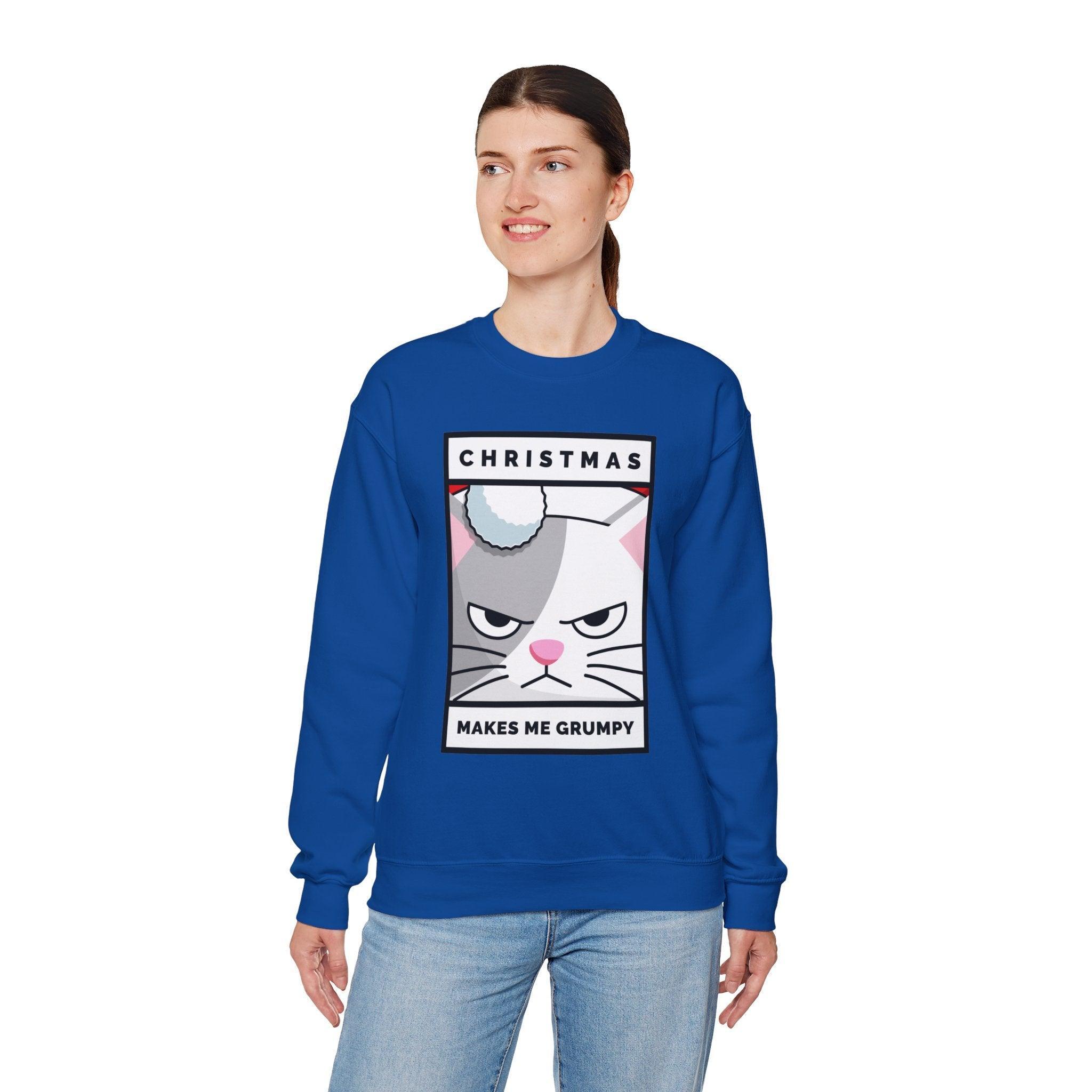 Christmas Makes Me Grumpy - Sweatshirt - Witty Twisters Fashions