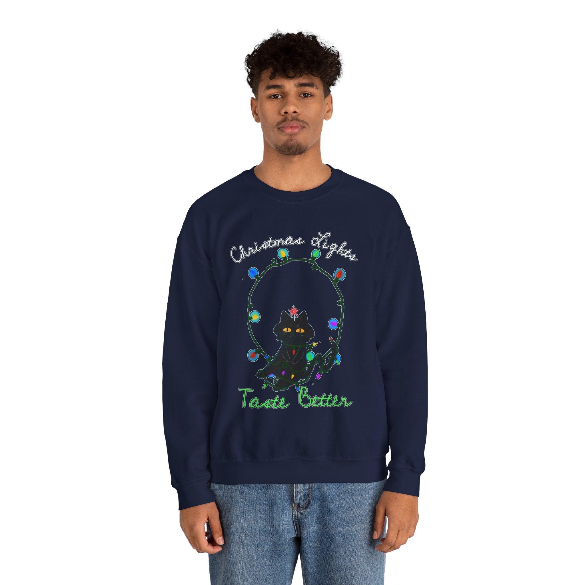 Christmas Lights Taste Better - Sweatshirt - Witty Twisters Fashions