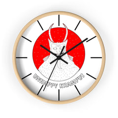 Unhappy Krampus - Wall Clock - Witty Twisters Fashions