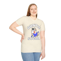 Auntie Social - Softstyle T-Shirt - Witty Twisters Fashions