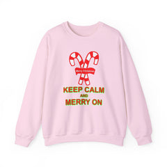 Keep Calm and Merry On - Sweatshirt - Witty Twisters Fashions