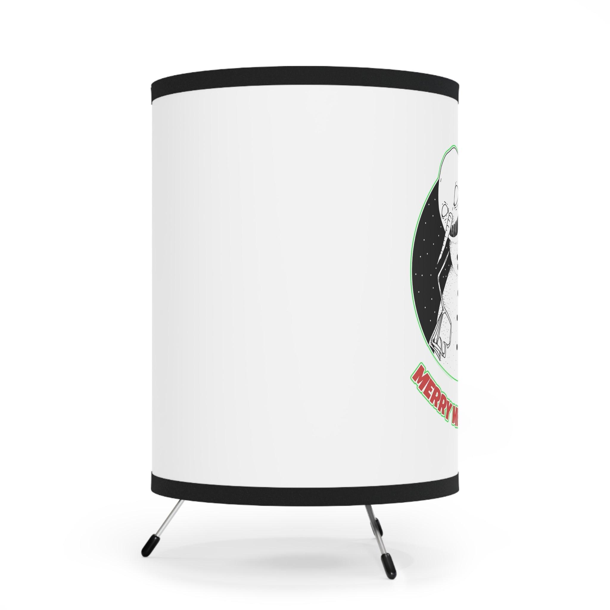 Merry MF Christmas - Retro Tripod Lamp - Witty Twisters Fashions