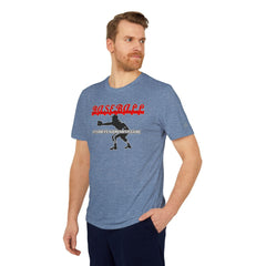 Baseball A passive aggressive game - adidas® Unisex Sport T-shirt - Witty Twisters Fashions