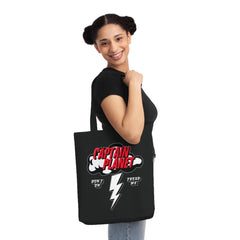 Captain Planet Don't Tread On Me - Woven Tote Bag - Witty Twisters Fashions