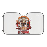 I Drive To Survive - Car Sun Shade - Witty Twisters Fashions