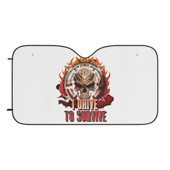 I Drive To Survive - Car Sun Shade - Witty Twisters Fashions