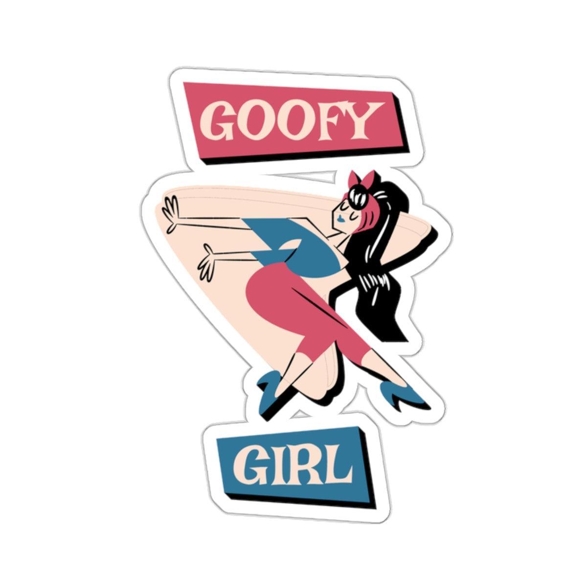 Goofy Girl - Kiss-Cut Stickers - Witty Twisters Fashions