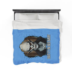 Batty In Bed Baby - Velveteen Plush Blanket - Witty Twisters Fashions
